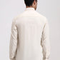 Beige Solid Slim Fit Semi Casual Shirt | Greenfibre