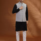 Light Grey Solid Waist Coat | Greenfibre