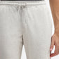 Ecru Solid Slim Fit Track Pant | Greenfibre