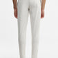 Ecru Solid Slim Fit Track Pant | Greenfibre