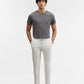 Ecru Solid Slim Fit Track Pant | Greenfibre