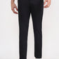 Black Solid Super Slim Fit Casual Trouser | Greenfibre
