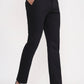 Black Solid Super Slim Fit Casual Trouser | Greenfibre