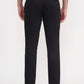 Black Solid Super Slim Fit Casual Trouser | Greenfibre