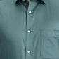 Green Solid Slim Fit Formal Shirt | Greenfibre