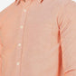 Orange Solid Slim Fit Casual Shirt | Greenfibre