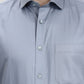 Sky Blue Solid Slim Fit Formal Shirt | Greenfibre