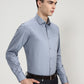 Sky Blue Solid Slim Fit Formal Shirt | Greenfibre