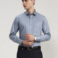 Sky Blue Solid Slim Fit Formal Shirt | Greenfibre