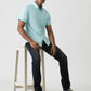 Sky Blue Solid Slim Fit Casual Shirt | Greenfibre