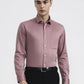 Baby Pink Solid Slim Fit Formal Shirt | Greenfibre