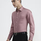 Baby Pink Solid Slim Fit Formal Shirt | Greenfibre