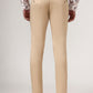 Camel Beige Solid Super Slim Fit Casual Trouser | Greenfibre