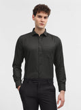 Green Checked Slim Fit Formal Shirt | Greenfibre