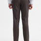 Grey Solid Super Slim Fit Formal Trouser | Greenfibre