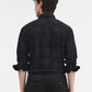 Black Checked Slim Fit Casual Shirt | Greenfibre