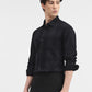 Black Checked Slim Fit Casual Shirt | Greenfibre