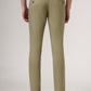 Pista Green Solid Super Slim Fit Casual Trouser | Greenfibre