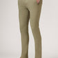 Pista Green Solid Super Slim Fit Casual Trouser | Greenfibre