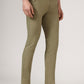 Pista Green Solid Super Slim Fit Casual Trouser | Greenfibre