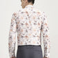 Beige Printed Slim Fit Party Wear Shirt | Greenfibre