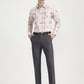 Beige Printed Slim Fit Party Wear Shirt | Greenfibre