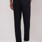Navy Blue Solid Neo Fit Casual Trouser | Greenfibre