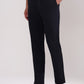 Navy Blue Solid Neo Fit Casual Trouser | Greenfibre