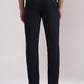 Navy Blue Solid Neo Fit Casual Trouser | Greenfibre