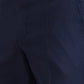 Navy Blue Printed Slim Fit Formal Trouser | Greenfibre
