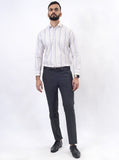 Green Solid Slim Fit Formal Trouser | Greenfibre