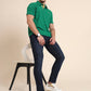 Mid Night Blue Washed Narrow Fit Jeans | Greenfibre