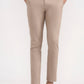 Dark Khaki Solid Super Slim Fit Casual Trouser | Greenfibre