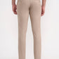 Dark Khaki Solid Super Slim Fit Casual Trouser | Greenfibre