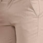 Dark Khaki Solid Super Slim Fit Casual Trouser | Greenfibre