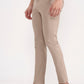 Dark Khaki Solid Super Slim Fit Casual Trouser | Greenfibre
