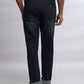 Navy Blue Washed Straight Fit Jeans | Greenfibre