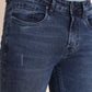 Indigo Blue Washed Narrow Fit Jeans | Greenfibre
