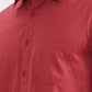 Maroon Solid Slim Fit Casual Shirt | Greenfibre