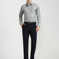 Pista Grey Checked Slim Fit Formal Shirt | Greenfibre