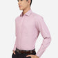 Dusty Pink Solid Slim Fit Formal Shirt | Greenfibre