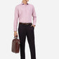 Dusty Pink Solid Slim Fit Formal Shirt | Greenfibre