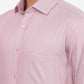 Dusty Pink Solid Slim Fit Formal Shirt | Greenfibre