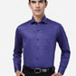 Dark Purple Solid Slim Fit Formal Shirt | Greenfibre