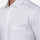 White Solid Regular Fit Formal Shirt | Greenfibre