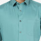 Green Striped Slim fit Party Wear Shirt | Greenfibre