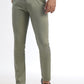 Light Green Solid Super Slim Fit Casual Trouser | Greenfibre