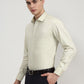 Pista Green Solid Slim Fit Formal Shirt | Greenfibre