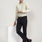 Pista Green Solid Slim Fit Formal Shirt | Greenfibre