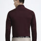 Maroon Solid Slim Fit Formal Shirt | Greenfibre